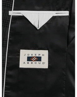 Joseph Abboud Modern Fit Wool Sport Coat, Gray Plaid 4 Joseph Abboud Modern Fit Wool Sport Coat, Gray Plaid -Joseph Abboud MW40 15LR 04 JOSEPH ABBOUD GREY PLAID ALT2