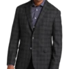Joseph Abboud Modern Fit Wool Sport Coat, Gray Plaid -Joseph Abboud MW40 15LR 04 JOSEPH ABBOUD GREY PLAID MAIN