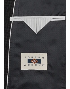 Joseph Abboud Modern Fit Wool Sport Coat, Black Plaid 4 Joseph Abboud Modern Fit Wool Sport Coat, Black Plaid -Joseph Abboud MW40 15LW 02 JOSEPH ABBOUD BLACK PLAID ALT2