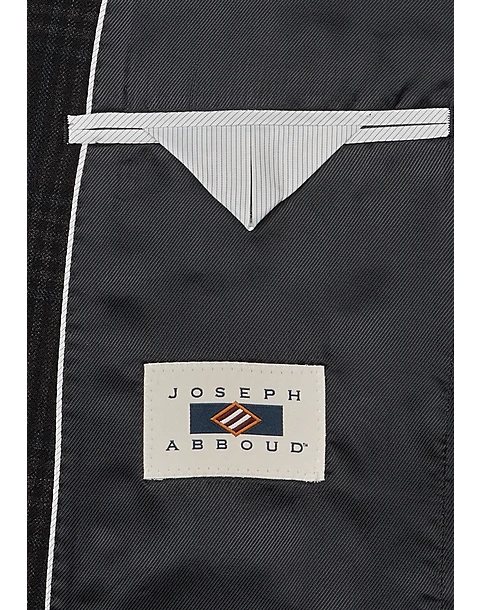 Joseph Abboud Modern Fit Wool Sport Coat, Black Plaid Joseph Abboud Modern Fit Wool Sport Coat, Black Plaid -Joseph Abboud MW40 15LW 02 JOSEPH ABBOUD BLACK PLAID ALT2
