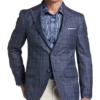 Joseph Abboud Modern Fit Sport Coat, Blue Plaid -Joseph Abboud MW40 15P0 67 JOSEPH ABBOUD BLUE PLAID MAIN