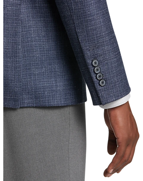 Joseph Abboud Modern Fit Textured Sport Coat, Blue Joseph Abboud Modern Fit Textured Sport Coat, Blue -Joseph Abboud MW40 15ZL 70 JOSEPH ABBOUD BLUE TEXTURED ALT1