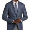 Joseph Abboud Modern Fit Textured Sport Coat, Blue -Joseph Abboud MW40 15ZL 70 JOSEPH ABBOUD BLUE TEXTURED MAIN
