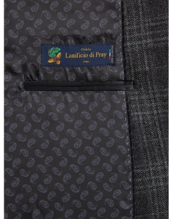 Joseph Abboud Modern Fit Sport Coat, Charcoal Plaid -Joseph Abboud MW40 15ZR 66 JOSEPH ABBOUD CHARCOAL PLAID ALT6