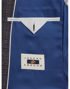 Joseph Abboud Slim Fit Sport Coat, Blue And Plum Plaid -Joseph Abboud MW40 164R 67 JOSEPH ABBOUD BLUE PLUM PLAID ALT2