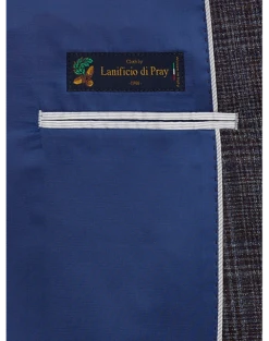 Joseph Abboud Slim Fit Sport Coat, Blue And Plum Plaid -Joseph Abboud MW40 164R 67 JOSEPH ABBOUD BLUE PLUM PLAID ALT6