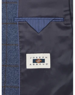 Joseph Abboud Modern Fit Sport Coat, Blue Windowpane Plaid -Joseph Abboud MW40 164U 67 JOSEPH ABBOUD BLUE WINDOWPANE ALT2