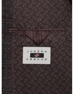 Joseph Abboud Slim Fit Sport Coat, Brown Boucle Plaid -Joseph Abboud MW40 165L 63 JOSEPH ABBOUD BROWN BOUCLE PLAID ALT2