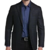 Joseph Abboud Slim Fit Sport Coat, Charcoal Windowpane Plaid -Joseph Abboud MW40 165W 66 JOSEPH ABBOUD CHARCOAL WINDOWPANE MAIN