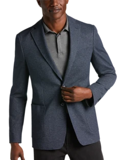 JOE Joseph Abboud Slim Fit Knit Sport Coat, Navy Tic