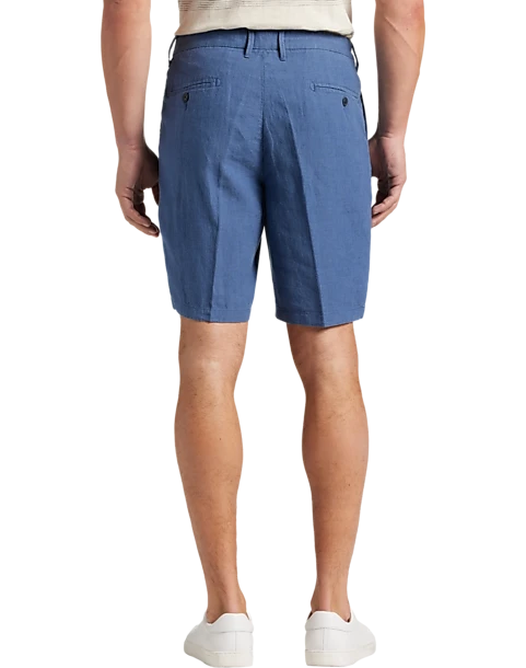 Joseph Abboud Modern Fit Linen Shorts, White Joseph Abboud Modern Fit Linen Shorts, White -Joseph Abboud MW40 22VA 01 JOSEPH ABBOUD INDIGO ALT1