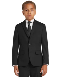 Joseph Abboud Boys Suit Separates Coat, Charcoal 4 Joseph Abboud Boys Suit Separates Coat, Charcoal -Joseph Abboud MW40 38YJ 02 JOSEPH ABBOUD BLACK ALT2