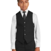 Joseph Abboud Boys Suit Separates Vest, Gray 2 Joseph Abboud Boys Suit Separates Vest, Gray -Joseph Abboud MW40 38YM 02 JOSEPH ABBOUD BLACK MAIN 2