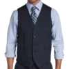 Joseph Abboud Charcoal Tic Modern Fit Suit Separates Vest -Joseph Abboud MW40 3H6T 70 JOSEPH ABBOUD BLUE TIC MAIN 1