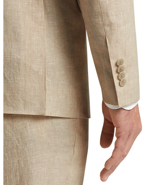 JOE Joseph Abboud Linen Slim Fit Suit Separates Coat, Tan JOE Joseph Abboud Linen Slim Fit Suit Separates Coat, Tan -Joseph Abboud MW40 3RTA 23 JOE JOSEPH ABBOUD TAN CHAMBRAY ALT1