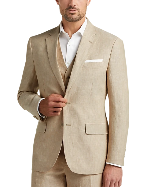 JOE Joseph Abboud Linen Slim Fit Suit Separates Coat, Tan JOE Joseph Abboud Linen Slim Fit Suit Separates Coat, Tan -Joseph Abboud MW40 3RTA 23 JOE JOSEPH ABBOUD TAN CHAMBRAY ALT7