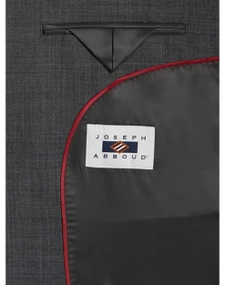 Joseph Abboud Classic Fit Suit Separates Coat, Gray Sharkskin -Joseph Abboud MW40 3XAT 90 JOSEPH ABBOUD GRAY SHARKSKIN ALT3
