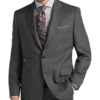 Joseph Abboud Classic Fit Suit Separates Coat, Gray Sharkskin -Joseph Abboud MW40 3XAT 90 JOSEPH ABBOUD GRAY SHARKSKIN MAIN