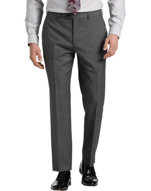 Joseph Abboud Classic Fit Suit Separates Dress Pants, Gray Sharkskin Joseph Abboud Classic Fit Suit Separates Dress Pants, Gray Sharkskin -Joseph Abboud MW40 3XAV 90 JOSEPH ABBOUD GRAY SHARKSKIN MAIN