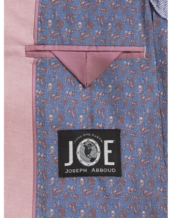 JOE Joseph Abboud Slim Fit Linen Blend Suit Separates Coat, Dusty Blue -Joseph Abboud MW40 3XGF 11 JOE JOSEPH ABBOUD RASPBERRY ALT3