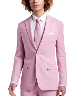 JOE Joseph Abboud Slim Fit Linen Blend Suit Separates Coat, Raspberry -Joseph Abboud MW40 3XGF 11 JOE JOSEPH ABBOUD RASPBERRY ALT7 1