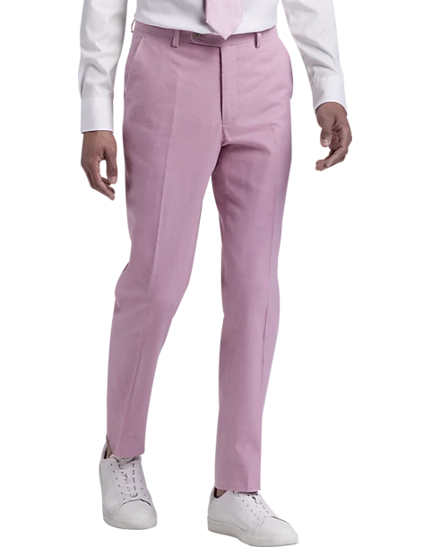 JOE Joseph Abboud Slim Fit Linen Blend Suit Separates Pants, Raspberry JOE Joseph Abboud Slim Fit Linen Blend Suit Separates Pants, Raspberry -Joseph Abboud MW40 3XGH 11 JOE JOSEPH ABBOUD RASPBERRY MAIN