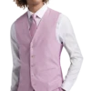 JOE Joseph Abboud Slim Fit Linen Blend Suit Separates Vest, Raspberry -Joseph Abboud MW40 3XGK 11 JOE JOSEPH ABBOUD RASPBERRY MAIN