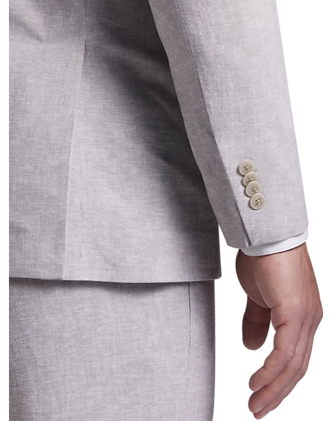 JOE Joseph Abboud Slim Fit Linen Blend Suit Separates Coat, Light Gray JOE Joseph Abboud Slim Fit Linen Blend Suit Separates Coat, Light Gray -Joseph Abboud MW40 3XN7 16 JOE JOSEPH ABBOUD LIGHT GRAY ALT1