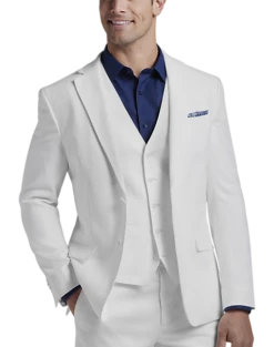 JOE Joseph Abboud Slim Fit Linen Blend Suit Separates Coat, White -Joseph Abboud MW40 3XNC 49 JOE JOSEPH ABBOUD WHITE ALT7