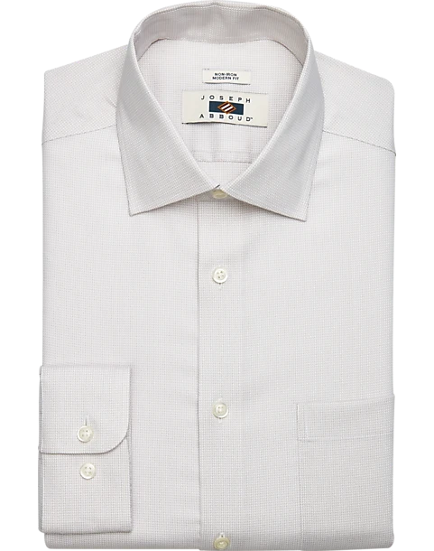 Joseph Abboud Modern Fit Dress Shirt, Khaki Tonal Check Joseph Abboud Modern Fit Dress Shirt, Khaki Tonal Check -Joseph Abboud MW40 5FPF 77 JOSEPH ABBOUD TAN MAIN