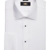 Joseph Abboud Classic Fit French Cuff Tuxedo Formal Shirt, White