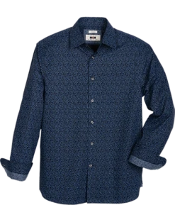 Joseph Abboud Modern Fit Spread Collar Sport Shirt, Nebula Dots