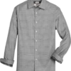 Joseph Abboud Modern Fit Sport Shirt, Black & White Glen Plaid 2 Joseph Abboud Modern Fit Sport Shirt, Black & White Glen Plaid -Joseph Abboud MW40 6LXT 02 JOSEPH ABBOUD BLACK MAIN
