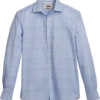 Joseph Abboud Modern Fit Sport Shirt, Blue Fine Plaid -Joseph Abboud MW40 6MU1 26 JOSEPH ABBOUD LIGHT BLUE MAIN