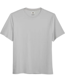 Joseph Abboud Modern Fit Luxe Cotton Jersey Knit Crew Neck T-Shirt, Light Gray
