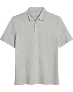 Joseph Abboud Modern Fit Polo, Light Blue Leaves