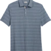 Joseph Abboud Modern Fit Polo, Slate Stripe -Joseph Abboud MW40 6MVG 17 JOSEPH ABBOUD SLATE MAIN