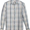 Joseph Abboud Modern Fit Sport Shirt Light Blue Madras Plaid -Joseph Abboud MW40 6MVW 26 JOSEPH ABBOUD LT BLUE MAIN