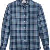 Joseph Abboud Modern Fit Slub Sport Shirt Blue Plaid -Joseph Abboud MW40 6MW0 14 JOSEPH ABBOUD BLUE MAIN