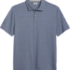 Joseph Abboud Modern Fit Polo, Slate Tonal Stripe -Joseph Abboud MW40 6N2R 17 JOSEPH ABBOUD SLATE MAIN