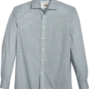 Joseph Abboud Modern Fit Sport Shirt, Slate Leaf Vine -Joseph Abboud MW40 6N7C 17 JOSEPH ABBOUD SLATE MAIN