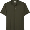 Joseph Abboud Modern Fit Luxe Cotton Polo, Olive Green