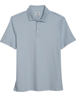 Joseph Abboud Modern Fit Luxe Cotton Polo, Light Blue