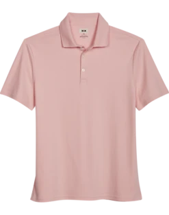 Joseph Abboud Modern Fit Luxe Cotton Polo, Light Pink