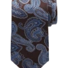 Joseph Abboud Narrow Tie, Brown & Blue Paisley -Joseph Abboud MW40 8V1U 03 JOSEPH ABBOUD BRN BLUE MAIN