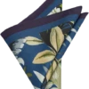 Joseph Abboud Pocket Square, Navy Botanical 2 Joseph Abboud Pocket Square, Navy Botanical -Joseph Abboud MW40 8V50 01 JOSEPH ABBOUD NAVY MAIN