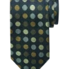 Joseph Abboud Narrow Tie, Olive Multi Dots -Joseph Abboud MW40 8VE4 43 JOSEPH ABBOUD OLIVE MAIN