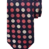 Joseph Abboud Narrow Tie, Black & Pink Dots -Joseph Abboud MW40 8VE4 69 JOSEPH ABBOUD PINK MAIN