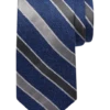 Joseph Abboud Narrow Tie, Navy & Gray Stripe -Joseph Abboud MW40 8VEC 01 JOSEPH ABBOUD NAVY MAIN