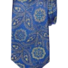 Joseph Abboud Narrow Silk Tie, Teal Paisley Medallion -Joseph Abboud MW40 8VEH 04 JOSEPH ABBOUD TEAL MAIN